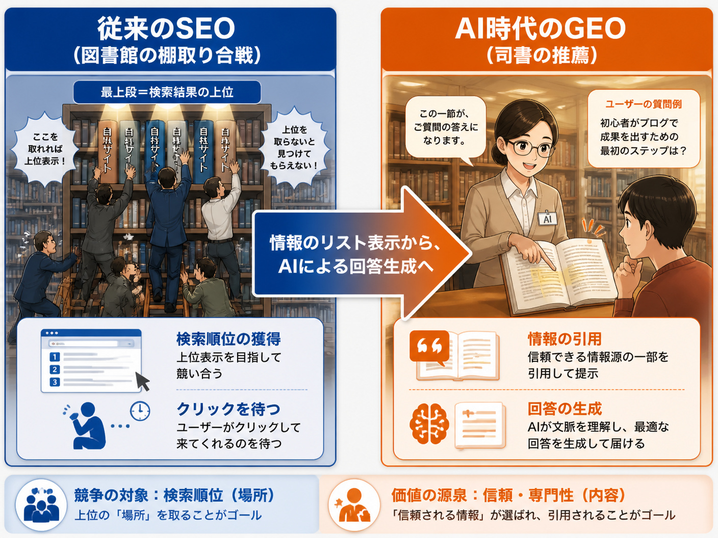 【文脈】従来のSEOと