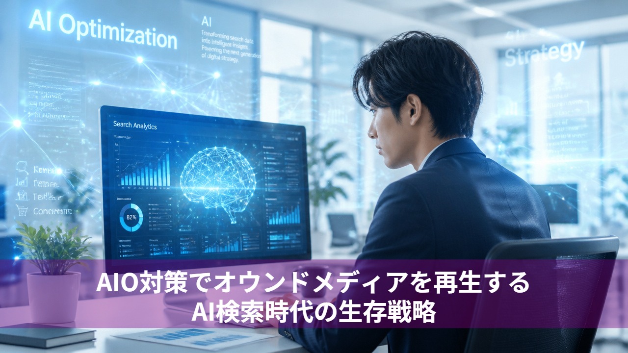 AIO対策でオウンドメディアを再生する｜AI検索時代の生存戦略