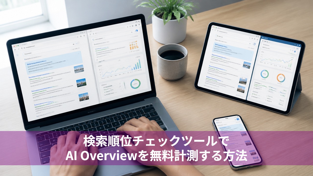 検索順位チェックツールでAI Overviewを無料計測する方法