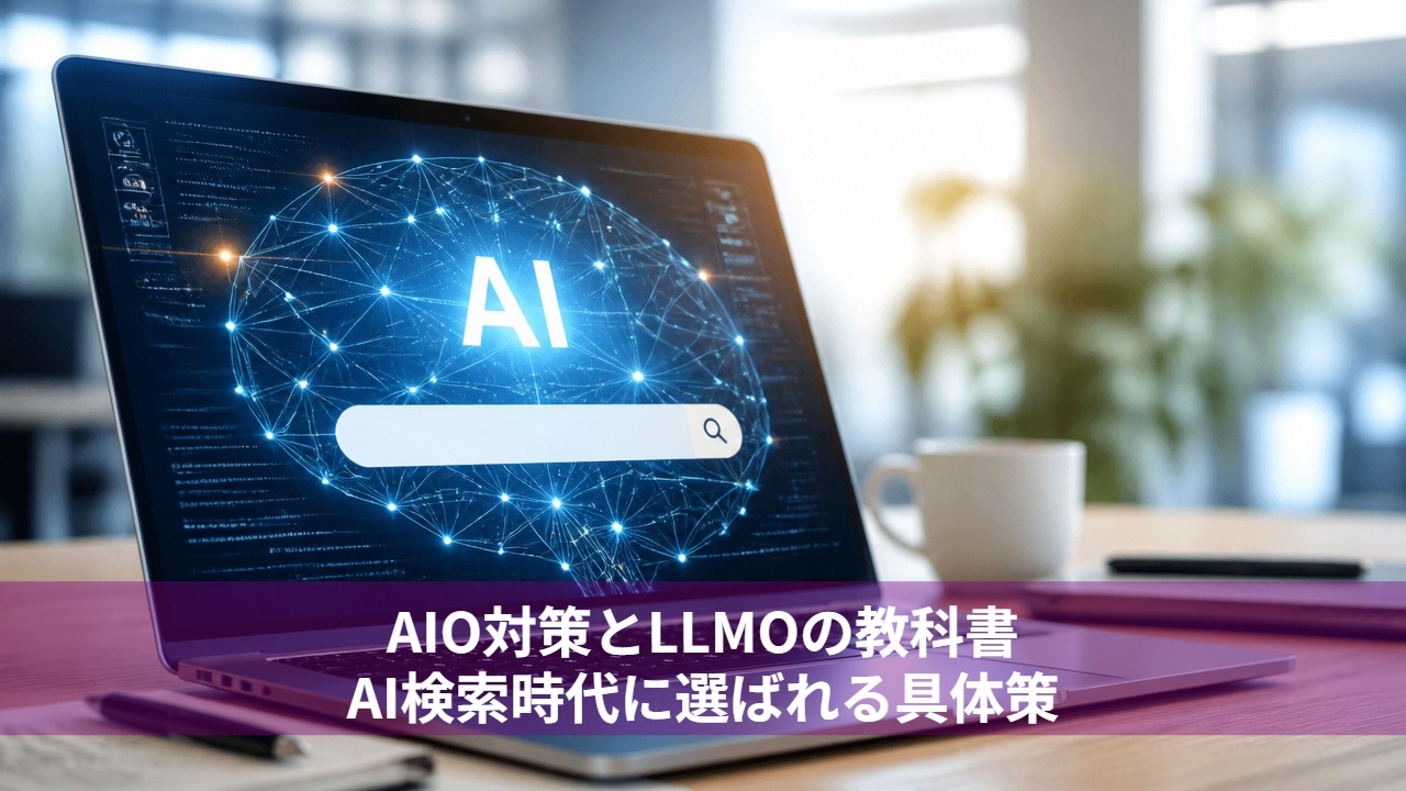 AIO対策とLLMOの教科書｜AI検索時代に選ばれる具体策