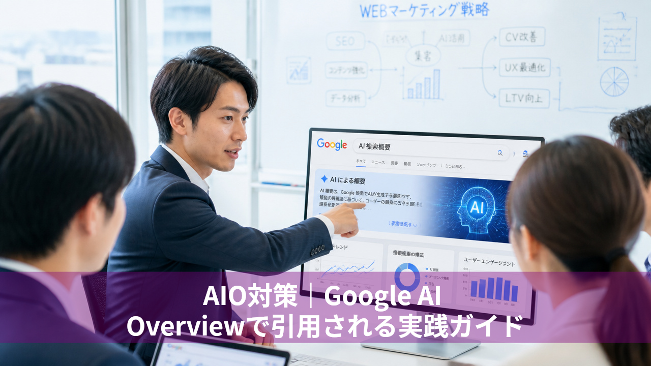 AIO対策｜Google AI Overviewで引用される実践ガイド