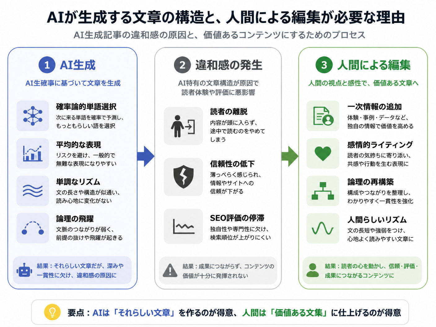【文脈】AIが生成する文章の構造と