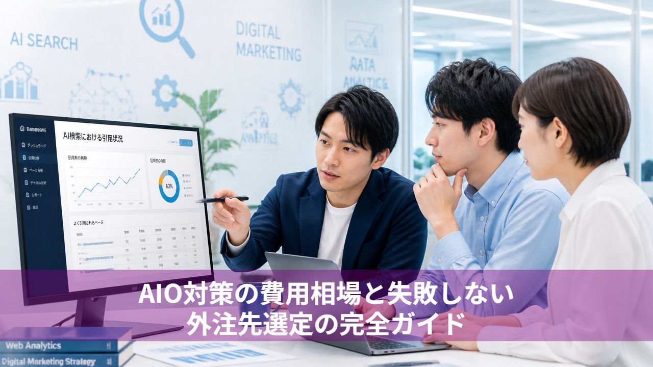 AIO対策の費用相場と失敗しない外注先選定の完全ガイド